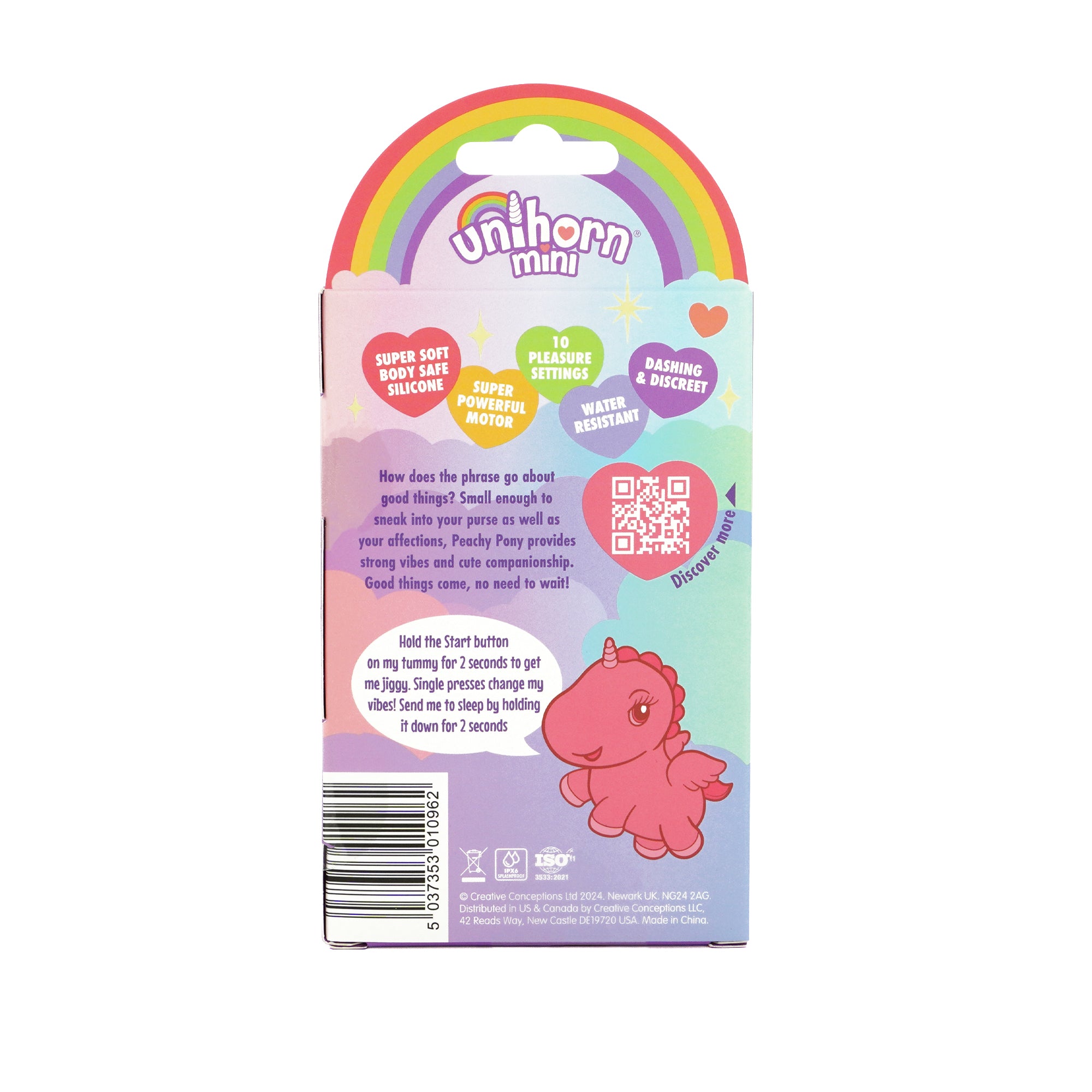 Unihorn Mini Clitoral Vibrator | Peachy Pony