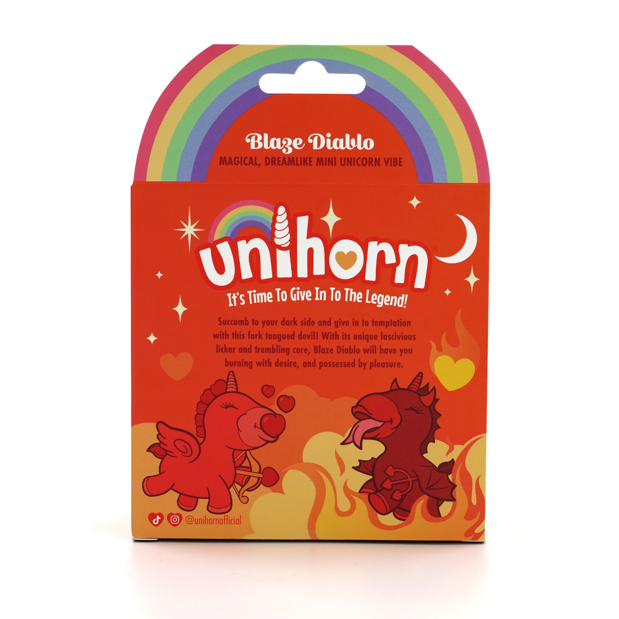 Unihorn Blaze Diablo™ Clitoral Vibrator | Forked Tongue Stimulator