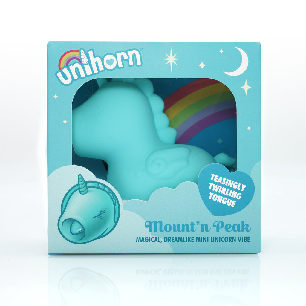 Unihorn Mount'n Peak™ Clitoral Vibrator | Pointed Tongue Stimulator