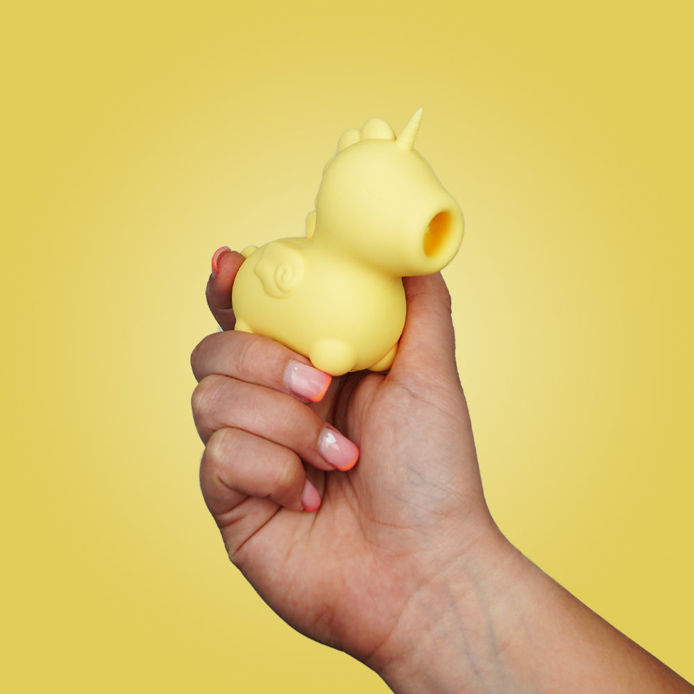 Unihorn Bean Blossom™ Clitoral Vibrator | Thick Tongue Stimulator