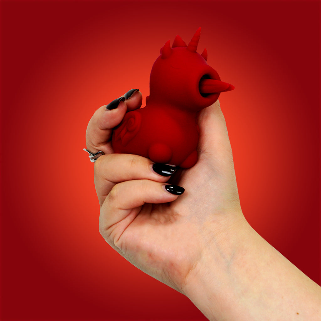 Unihorn Blaze Diablo™ Clitoral Vibrator | Forked Tongue Stimulator