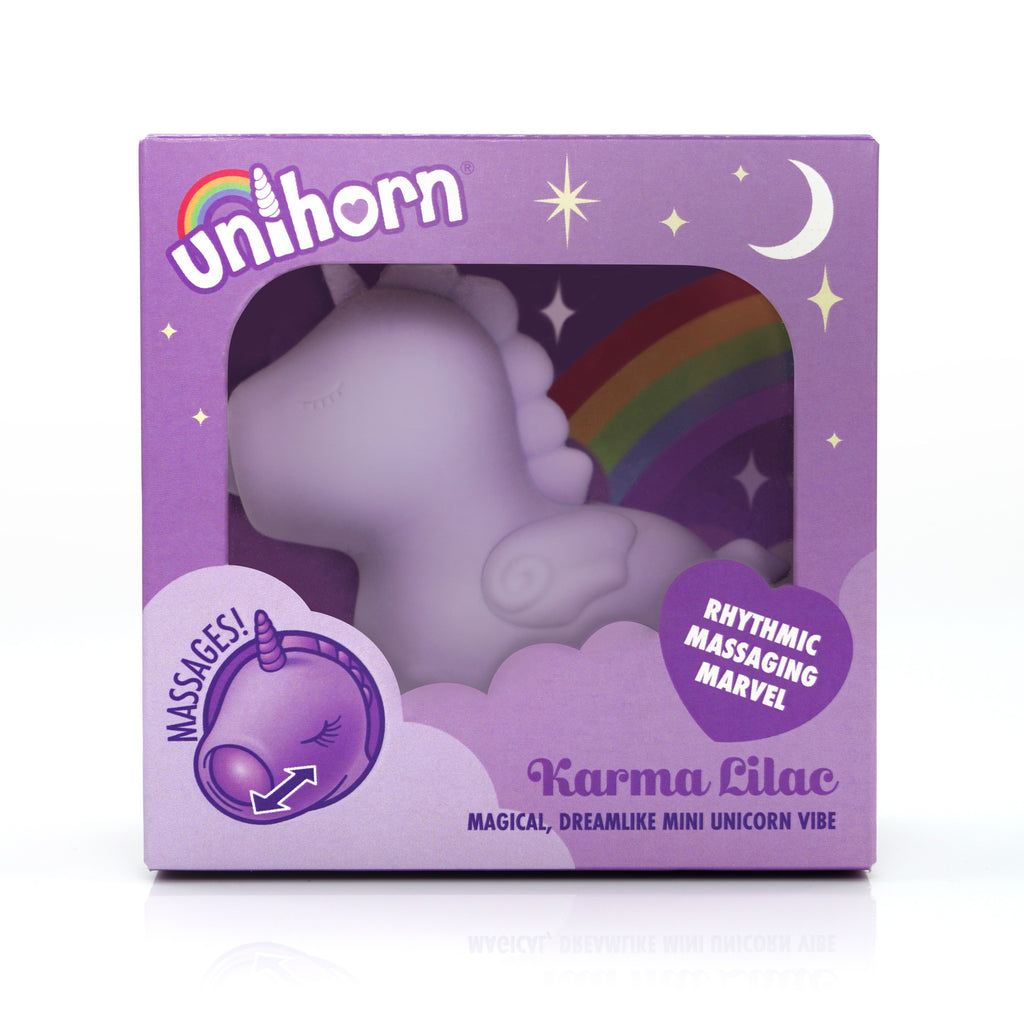 Unihorn Karma Lilac™ Clitoral Vibrator | Rhythmic Massaging Stimulator