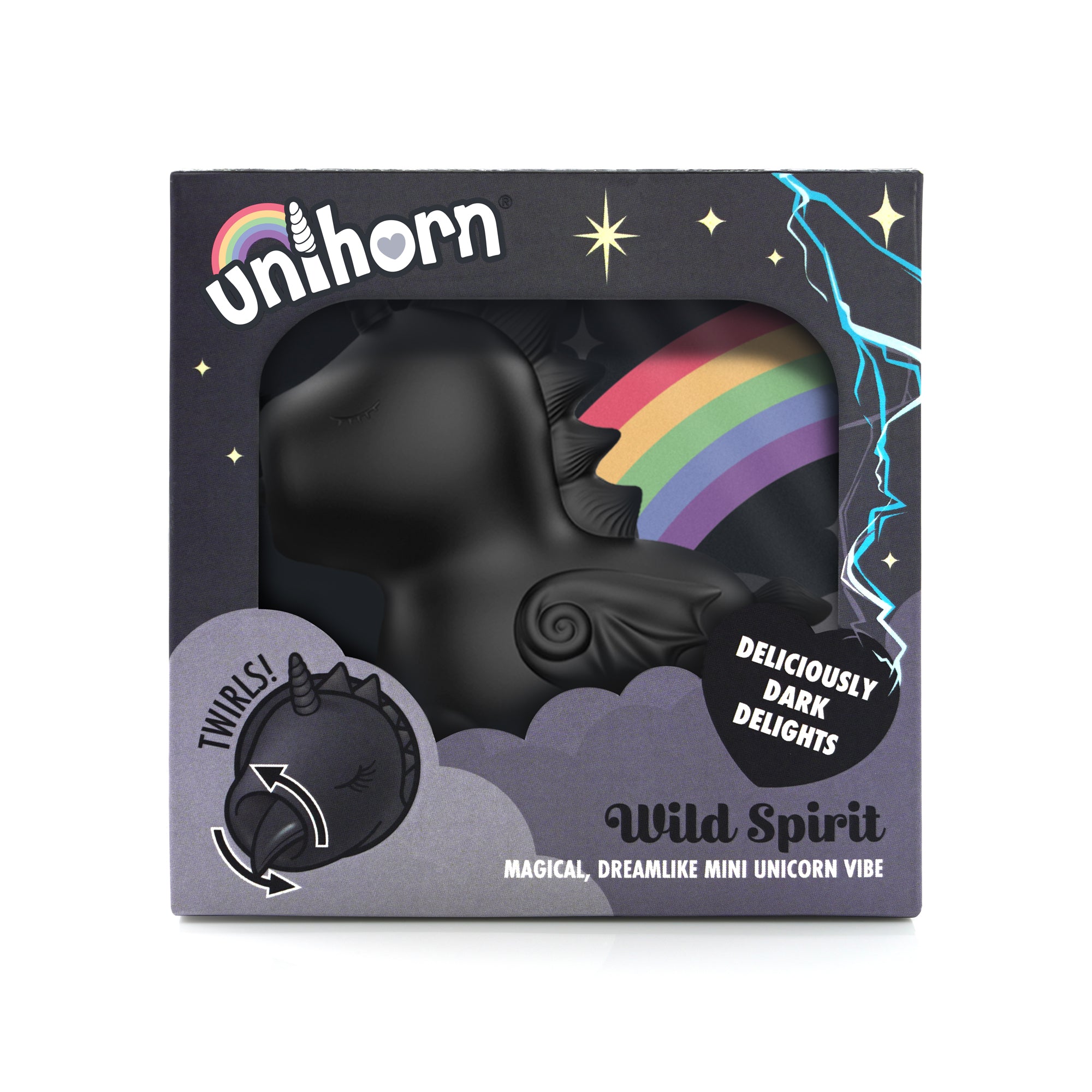 Unihorn Wild Spirit™ Clitoral Vibrator | Twirling Tongue Stimulator