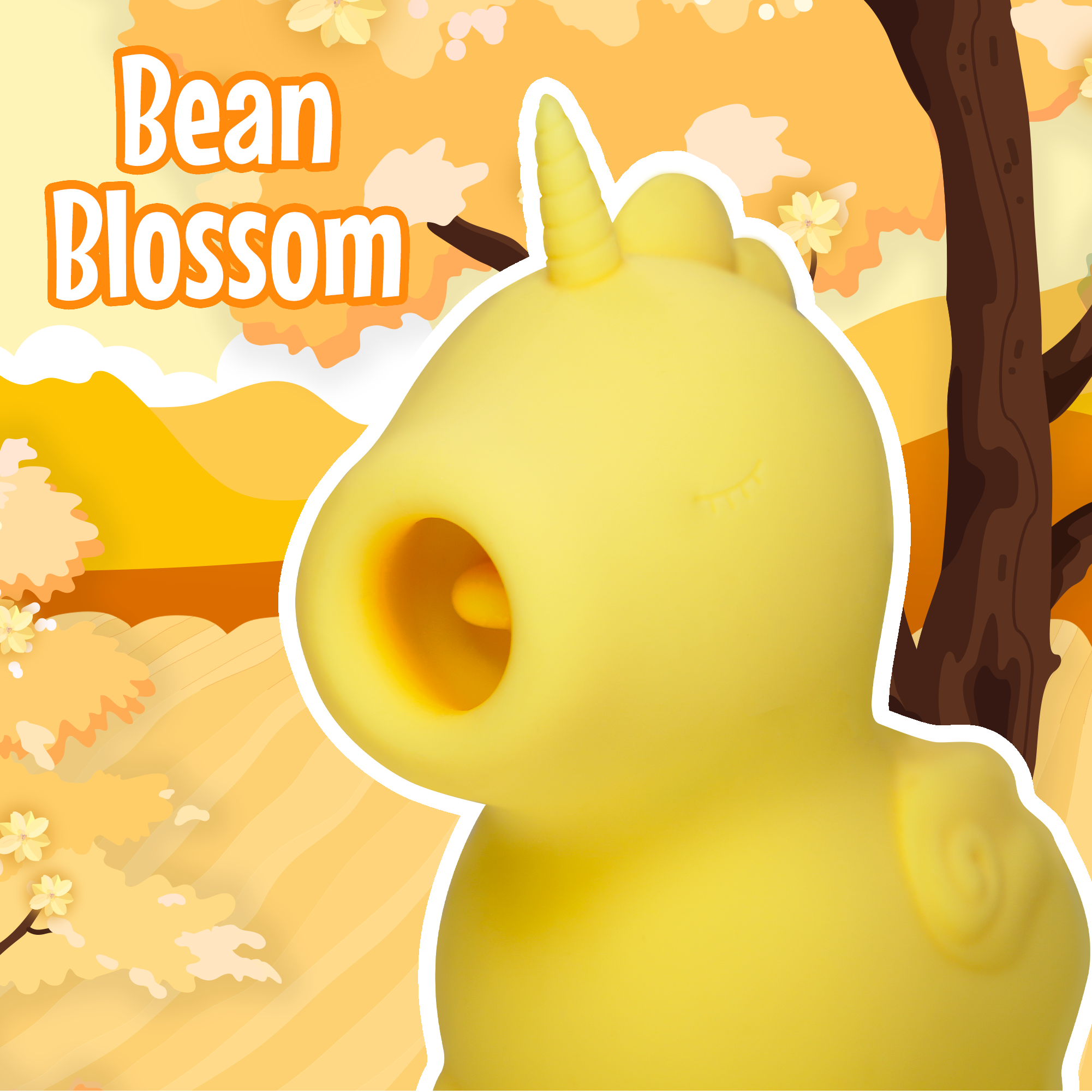 Unihorn Bean Blossom™ Clitoral Vibrator | Thick Tongue Stimulator
