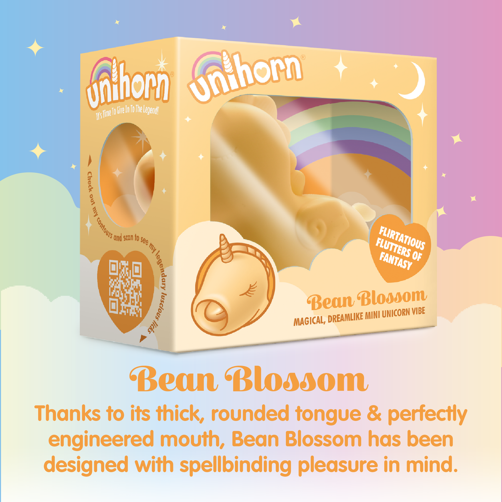 Unihorn Bean Blossom™ Clitoral Vibrator | Thick Tongue Stimulator