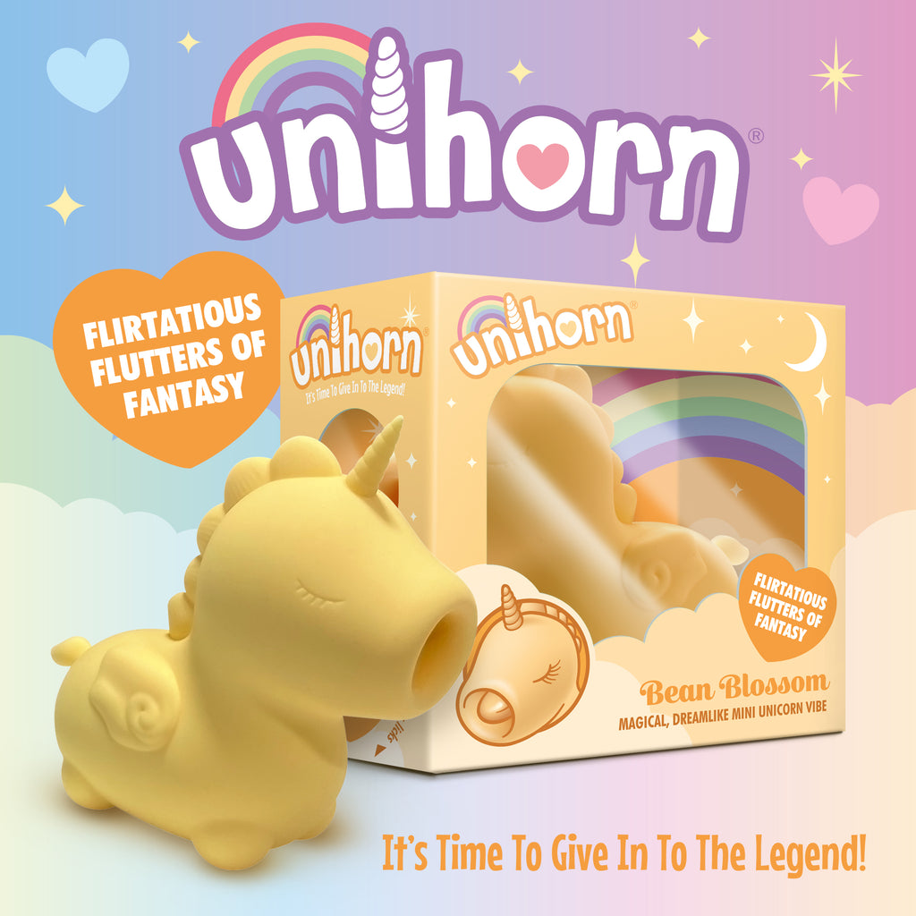 Unihorn Bean Blossom™ Clitoral Vibrator | Thick Tongue Stimulator